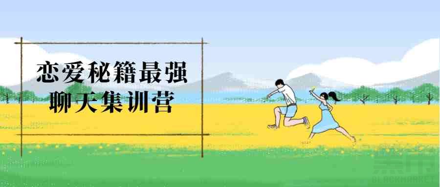 恋爱宝典最强聊天技巧集训营课程图片
