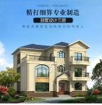 新农村小别墅设计图纸_两二层半自建房_豪华2018新款楼房全套CAD设计图源码下载