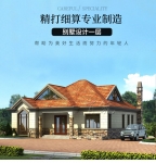 欧式风格乡村大户型别墅图纸_一层农村自建房设计图全套房屋CAD设计图源码下载