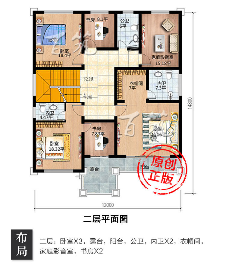 新160平方米农村别墅设计图纸_三层欧式乡下豪华自建房施工图CAD设计图4