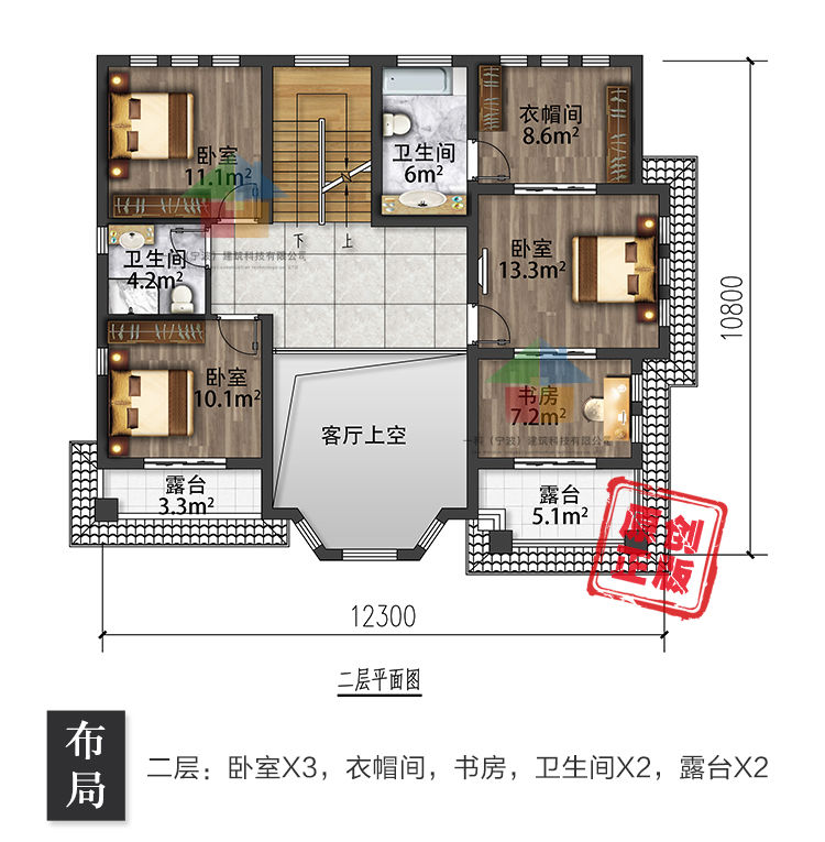 新农村欧式新款二层别墅设计图纸_乡村自建房子房屋全套施工图CAD设计图13