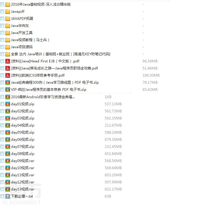 Android、Web、IOS、c、c++、java视频教程自学编程入门游戏图1