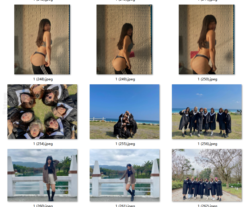 台湾健身女教练套图素材_蜜桃臀身材有健身生活照 美食旅游视频图4