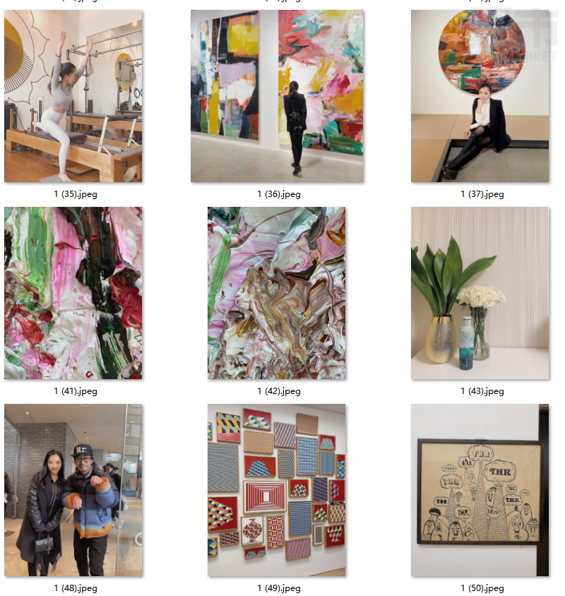 英国美女套图混血儿女生生活照_职业模特经常参加各种画展视频图14