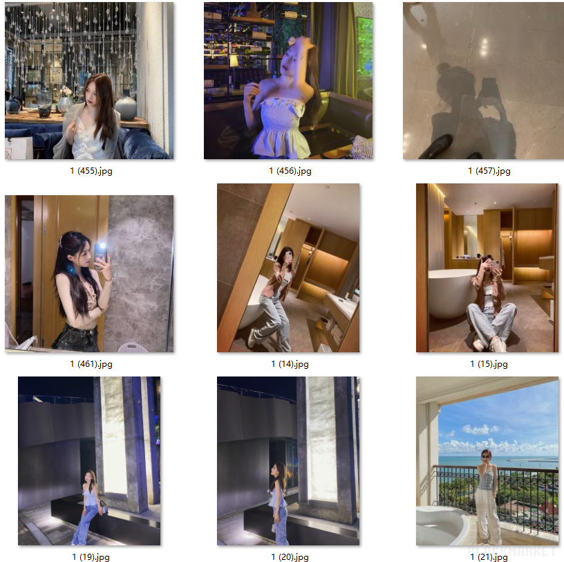 年轻美女套图素材_爱消费和购物旅游 度假 运动闺蜜聚餐等视频图7
