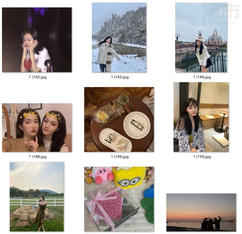 美女生活照套图素材_有钱白富美旅游度假 四季衣服闺蜜视频图8