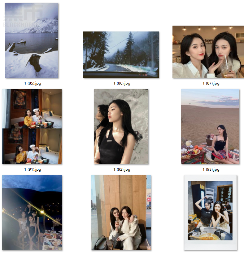 美女生活照套图素材_有钱白富美旅游度假 四季衣服闺蜜视频图13