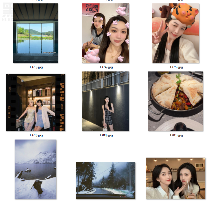 美女生活照套图素材_有钱白富美旅游度假 四季衣服闺蜜视频图15