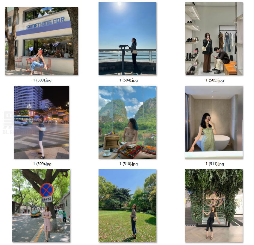 女模特生活套图_真实生活照经常户外拍照-去过日本旅游_杀猪盘包装人设图4