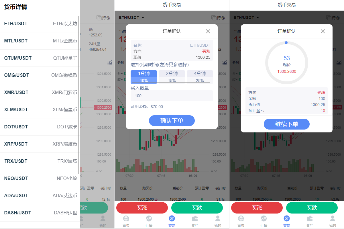 外汇微盘交易所系统源码-微盘微交易所源码图3