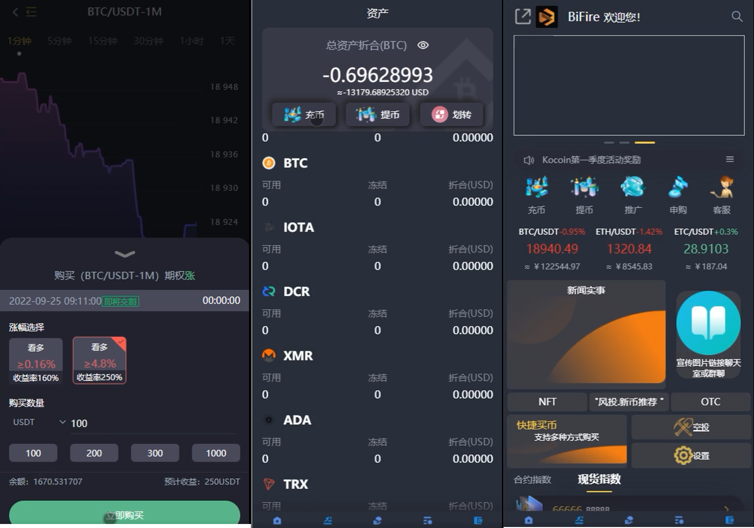 全新BiFire十五国交易所源码-OTC+币币+秒合约+期权+永续+申购+带开源工程+配置安装教程