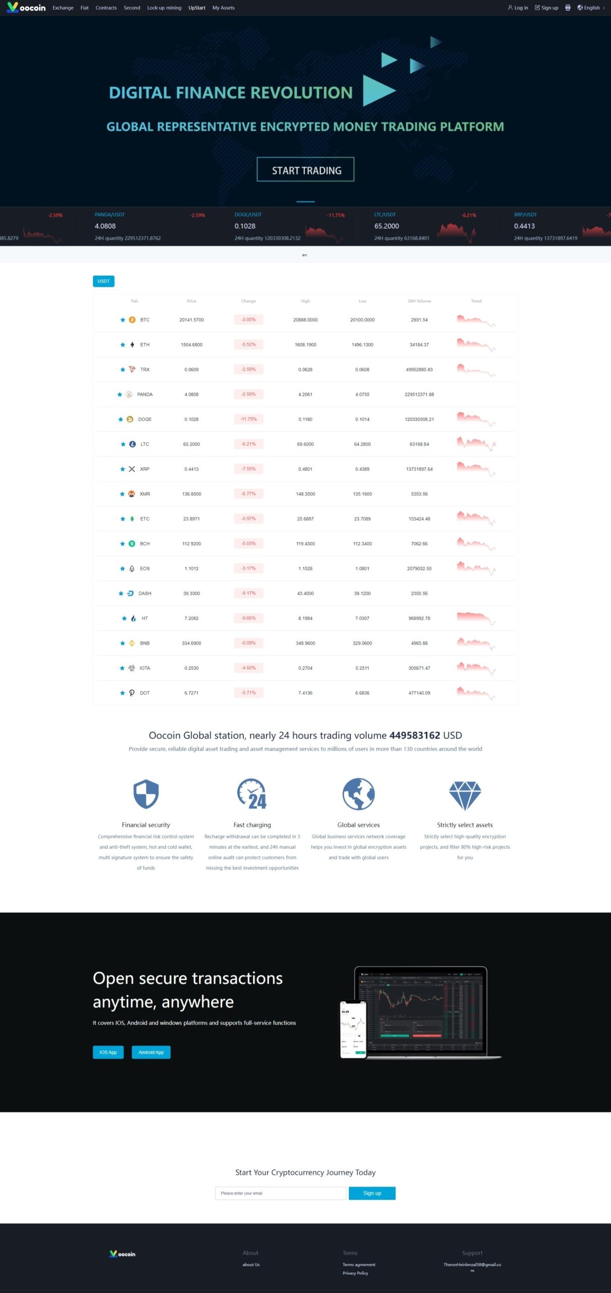 开源多语言区块链交易所源码图4