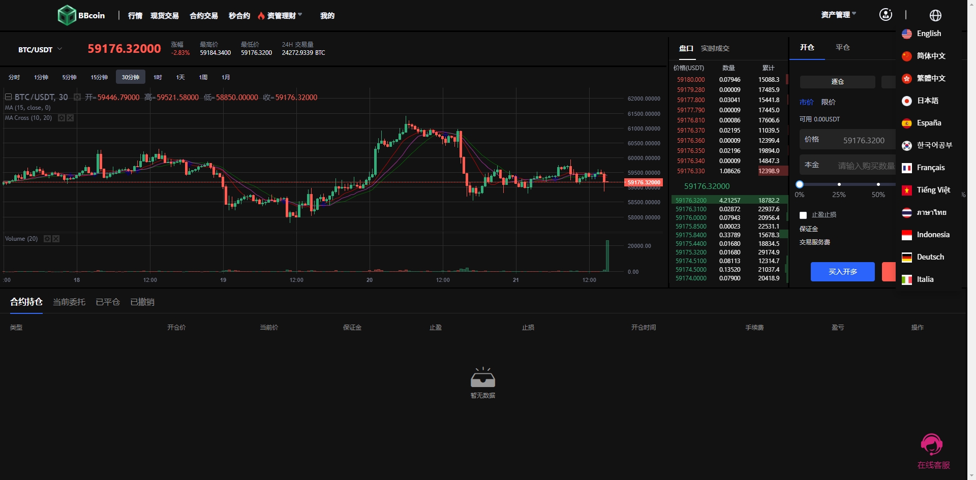 高仿okx区块链交易所源码-十语言交易所系统源码图11