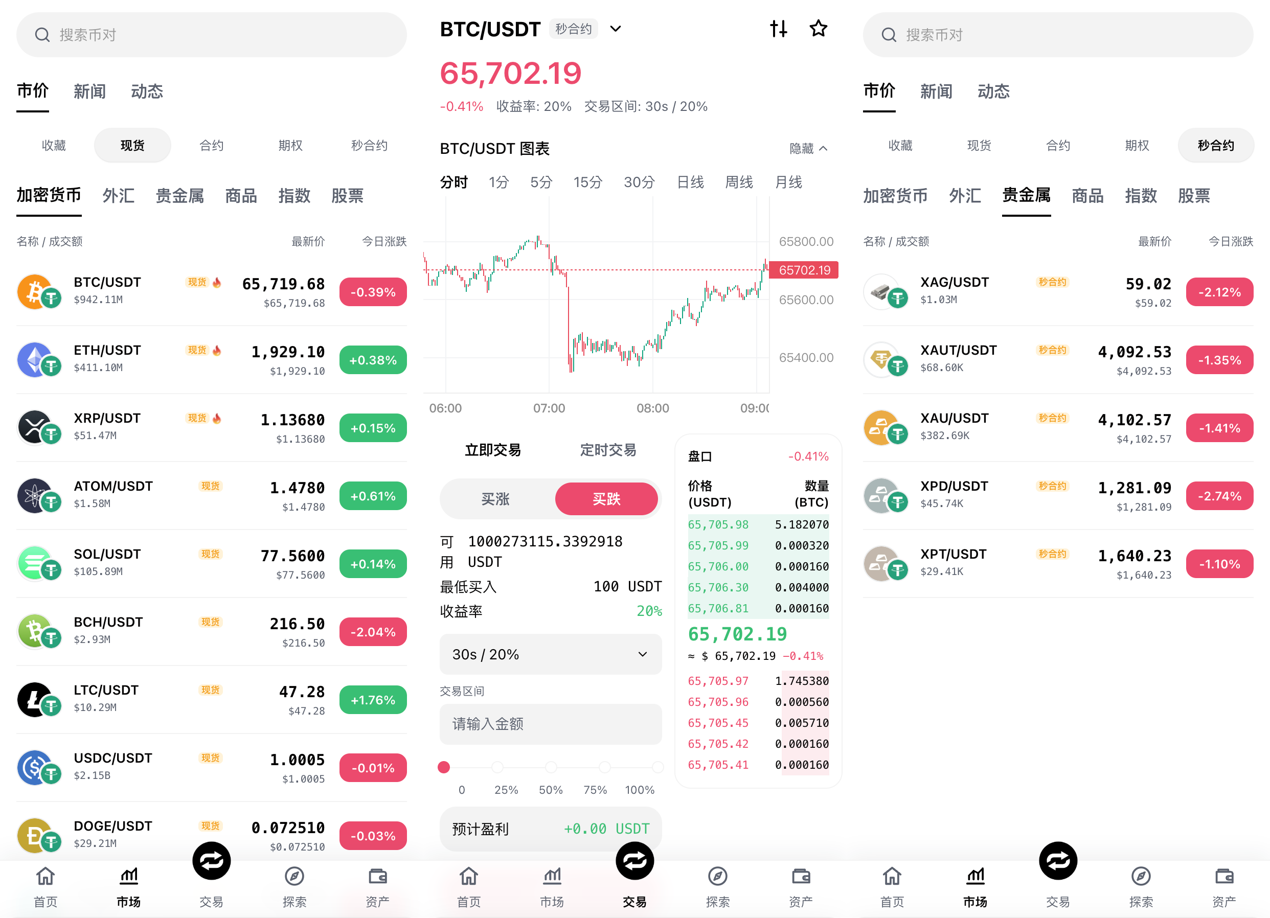 高仿欧易交易所源码-演示图_03